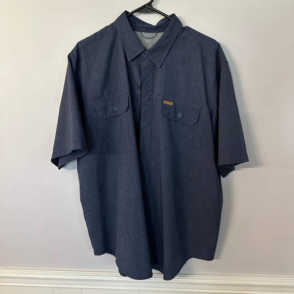 Orvis Classic Collection Men’s Dark Blue Casual Button Up Shirt Sz XL GUC - Picture 2 of 7